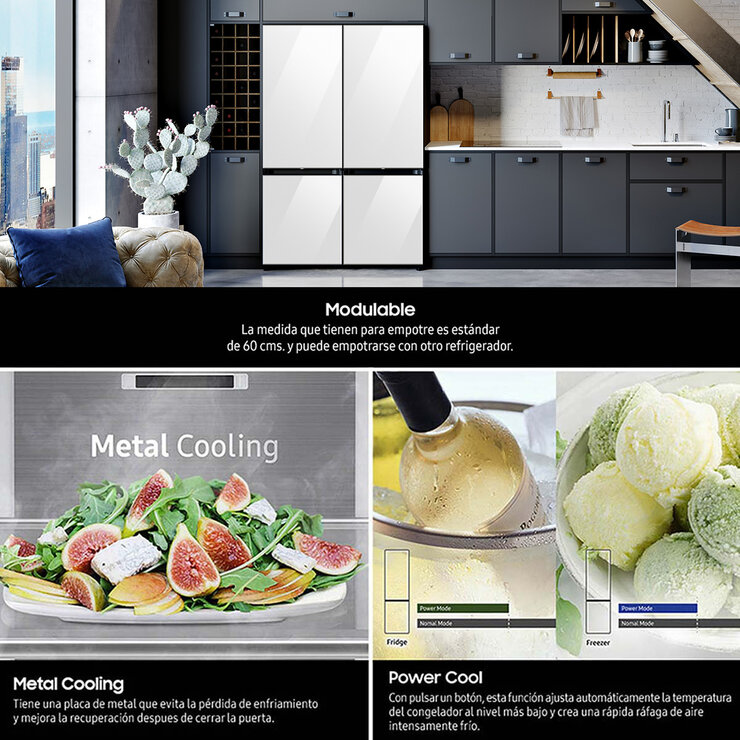 Samsung Bespoke Refrigerador Modular Bottom Mount 12' — Imagen 4 de 4