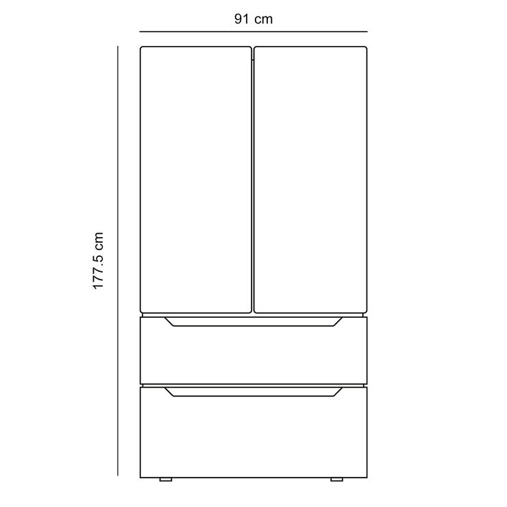 Teka Refrigerador French Door 23' — Imagen 3 de 4