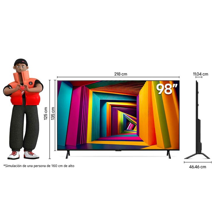 LG Pantalla 98" UHD 4K Smart TV — Imagen 2 de 4