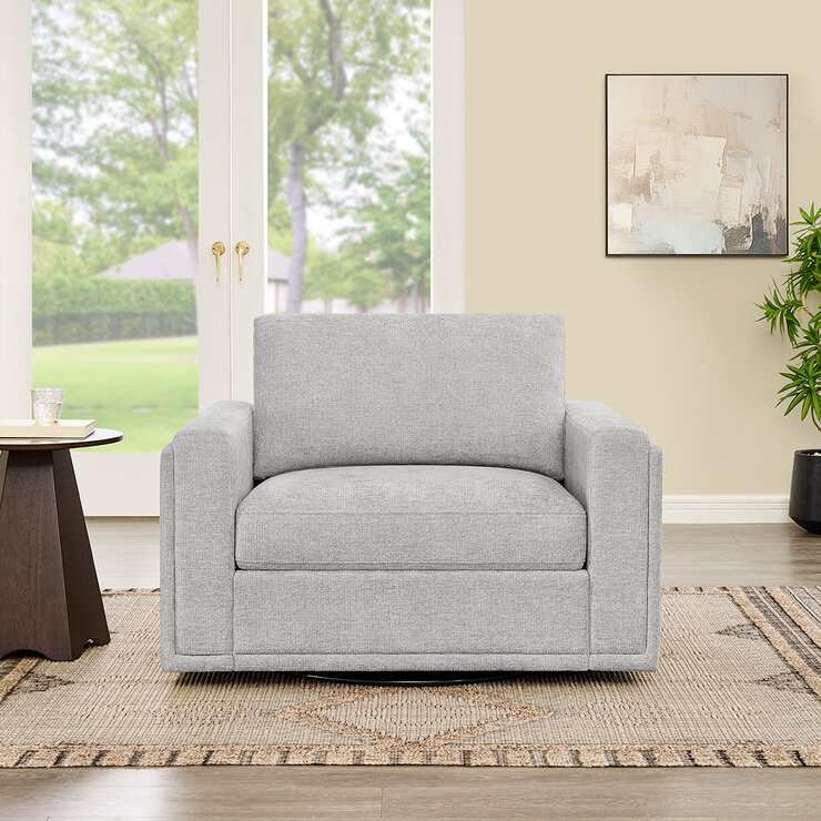 Thomasville, Sillón Giratorio Extragrande con Almacenamiento — Imagen 2 de 4