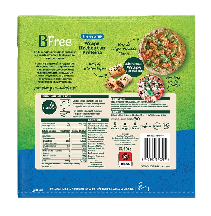 BFree Wraps de Proteína 504 g — Imagen 4 de 4