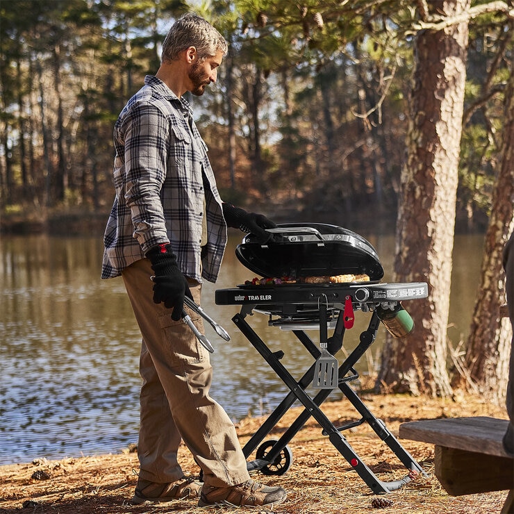 Weber, Traveler Compact Asador de Gas — Imagen 3 de 4