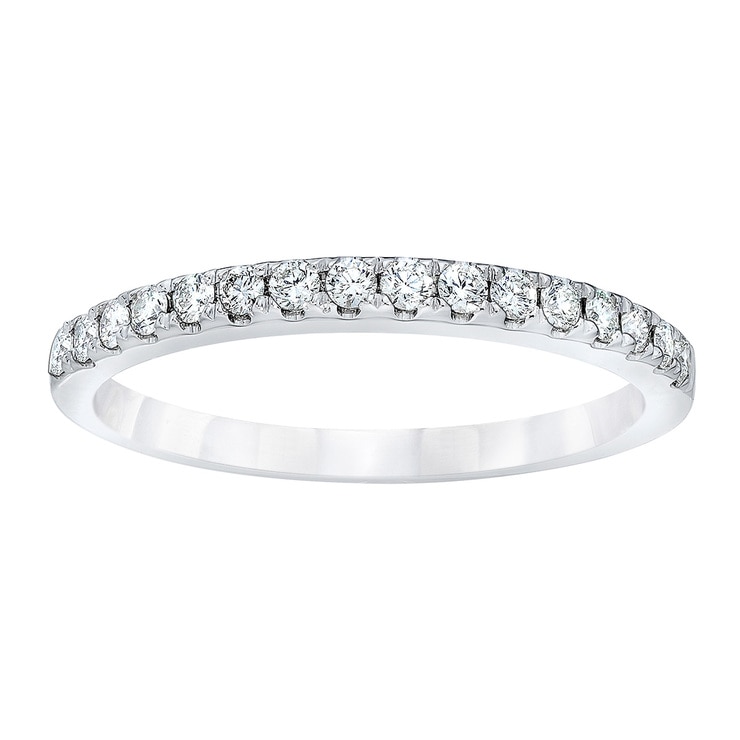 Churumbela de diamantes, 0.25ctw, Oro Blanco de 14kt