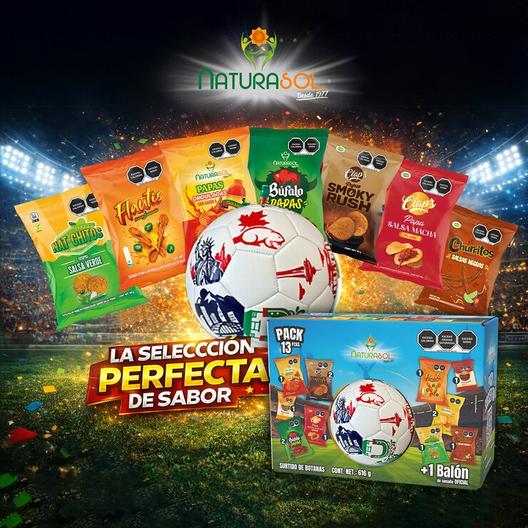 Naturasol Surtido de Botanas + Balón 616 g — Imagen 2 de 4