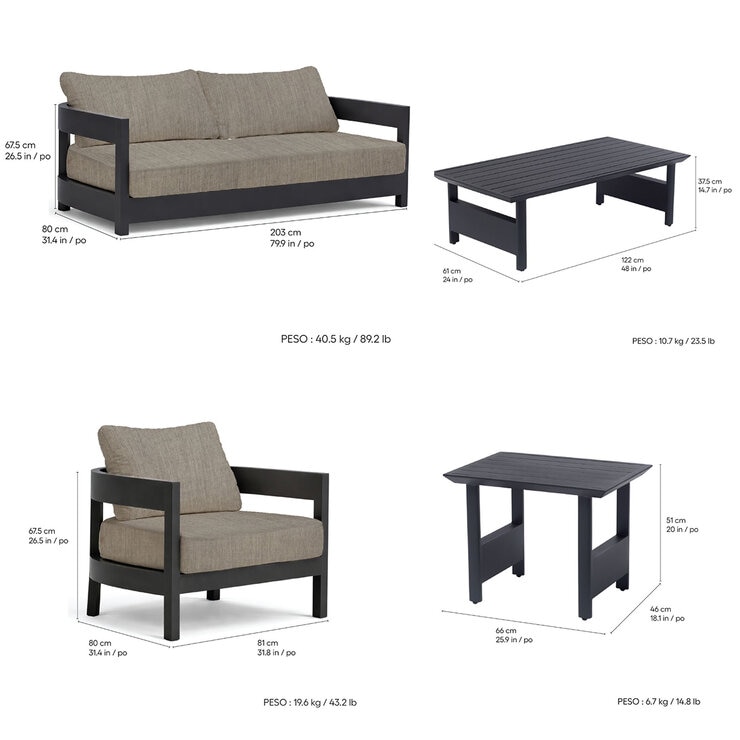 MoDe Living, Sanford Estate Colección de Patio, 19 piezas — Imagen 3 de 4