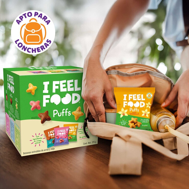 I Feel Food Puffs Botanas de Arroz y Mijo 15/25 g — Imagen 2 de 4