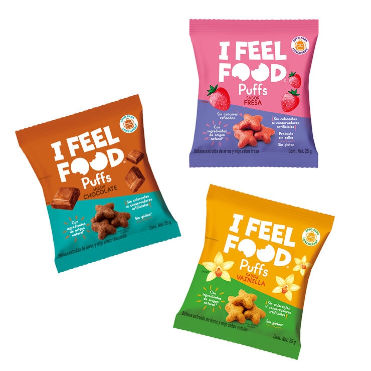 I Feel Food Puffs Botanas de Arroz y Mijo 15/25 g — Imagen 3 de 4