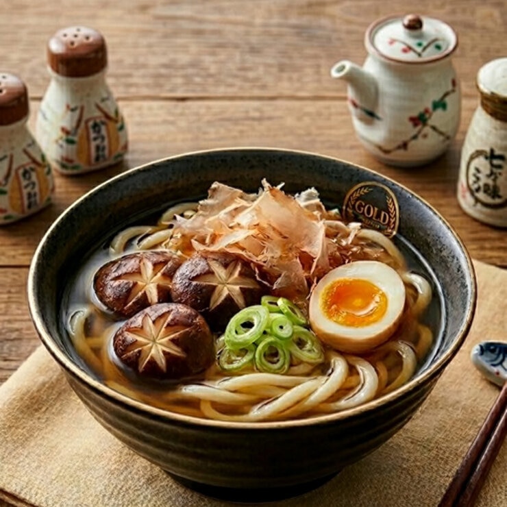 Katsuo Udon Fideos Instantáneos con Hojuelas de Pescado 6/221 g — Imagen 2 de 3