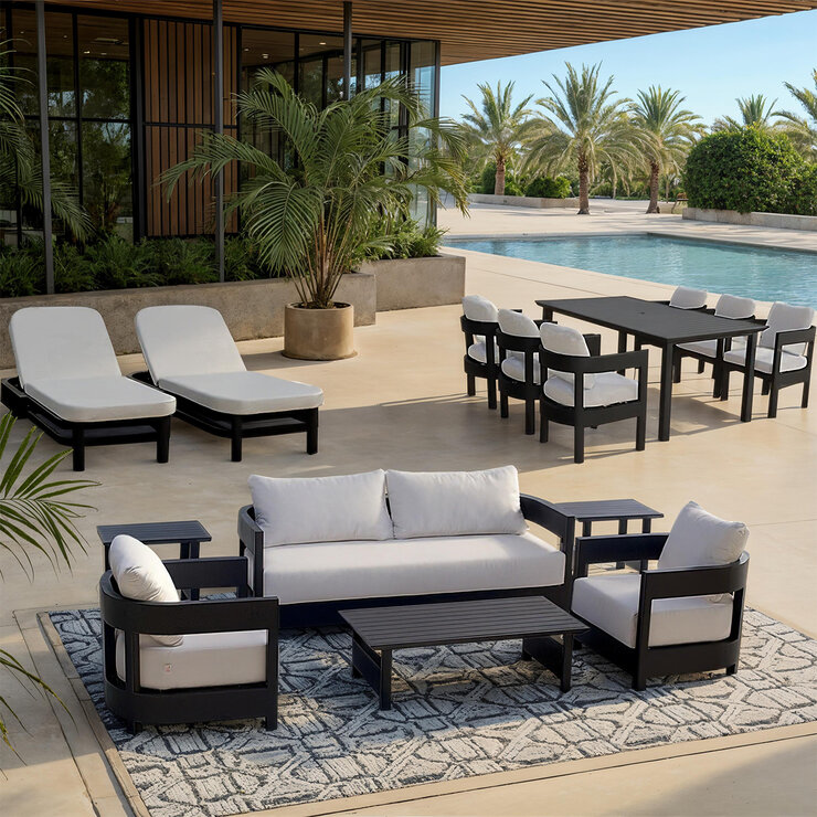 MoDe Living, Sanford Estate Colección de Patio color Blanco, 15 piezas — Imagen 1 de 4