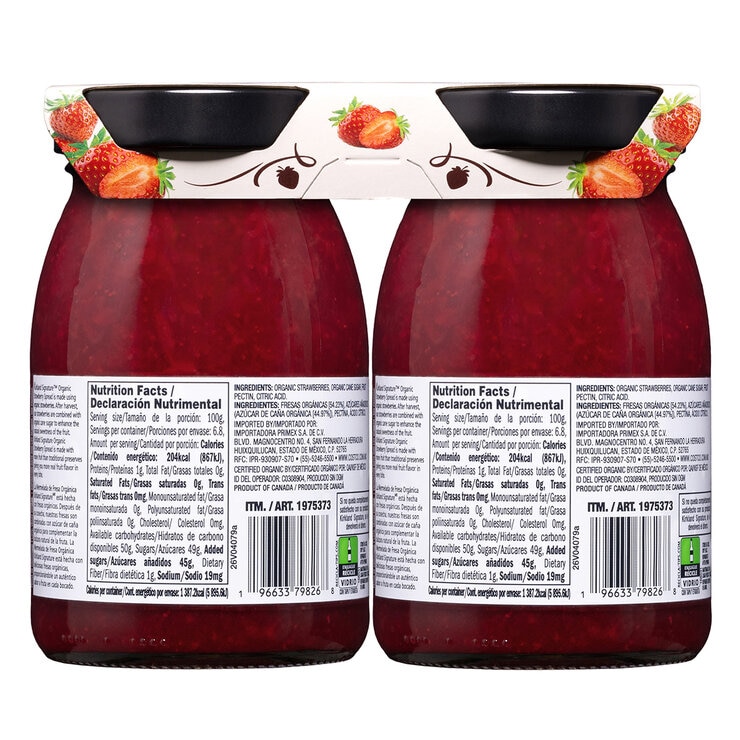 Kirkland Signature Mermelada de Fresa Orgánica 2/680 g — Imagen 2 de 2