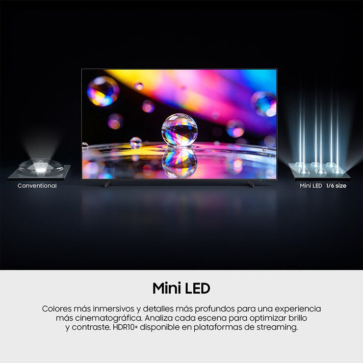 Samsung Pantalla 75" Miniled 4K Smart TV — Imagen 3 de 4