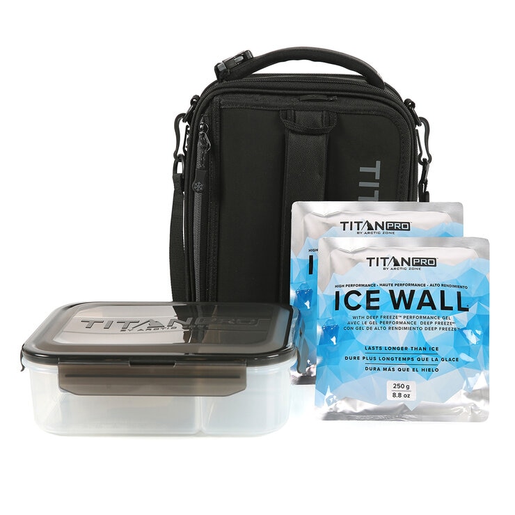 Titan Lonchera Expandible con Accesorios Varios Colores