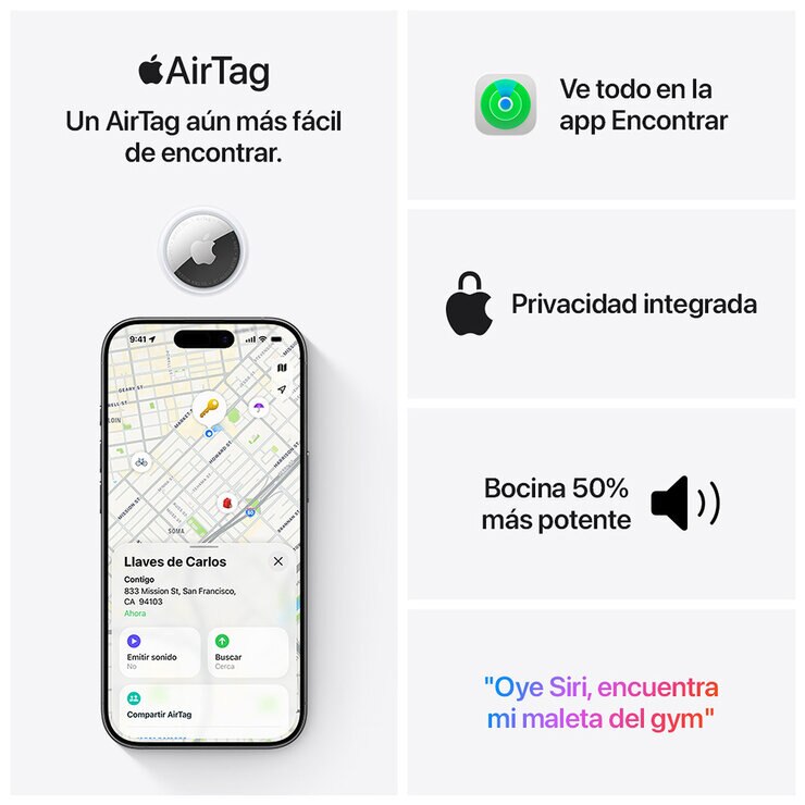 Apple AirTag 2 4 Piezas — Imagen 4 de 4