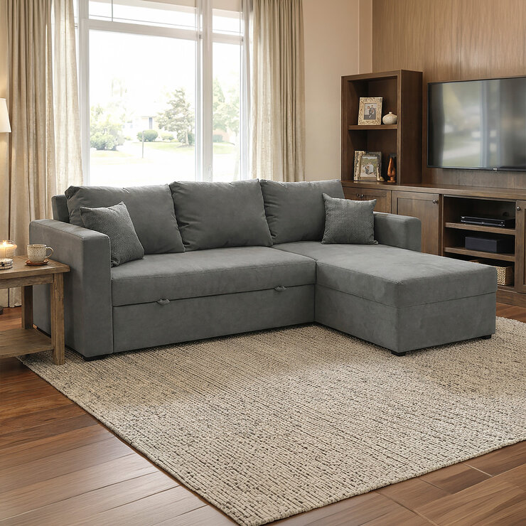 Muebles Liz, Barlow, Sofá Cama Seccional