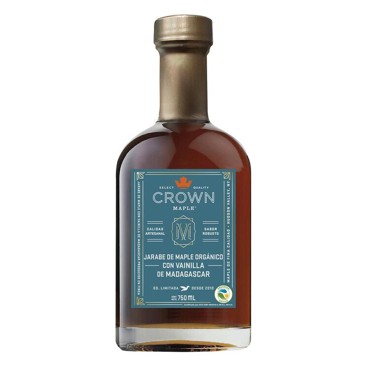 The Crown Jarabe de Maple Orgánico con Vainilla de Madagascar 750 ml — Imagen 1 de 4