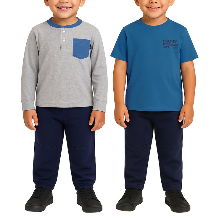 DKNY Conjunto 3 Piezas para Niños y Niñas Varias Tallas y Colores — Imagen 3 de 4