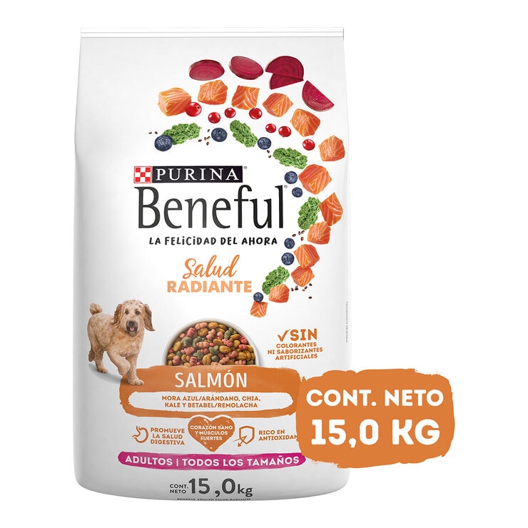 Beneful Alimento para Perro Adulto Sabor Salmón 15 kg — Imagen 4 de 4
