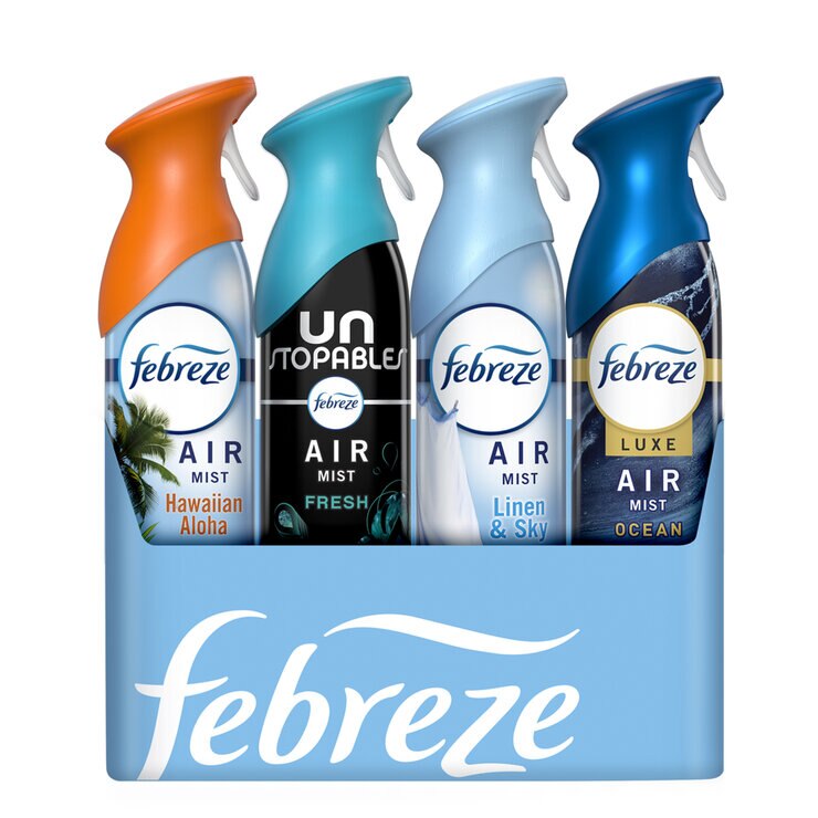 Febreze Air Aromatizante Ambiental 4 pzas de 250 gr
