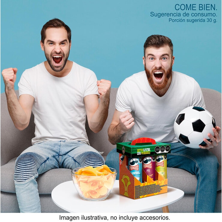 Pringles World Cup Papas Surtidas 6/158 g — Imagen 2 de 4