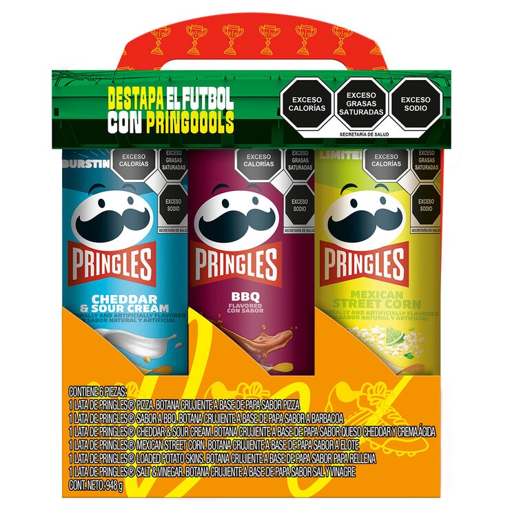 Pringles World Cup Papas Surtidas 6/158 g — Imagen 3 de 4