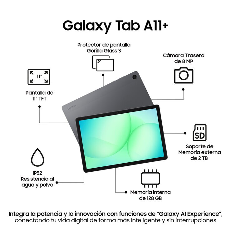 Samsung Galaxy A11+ 128GB Gris — Imagen 4 de 4