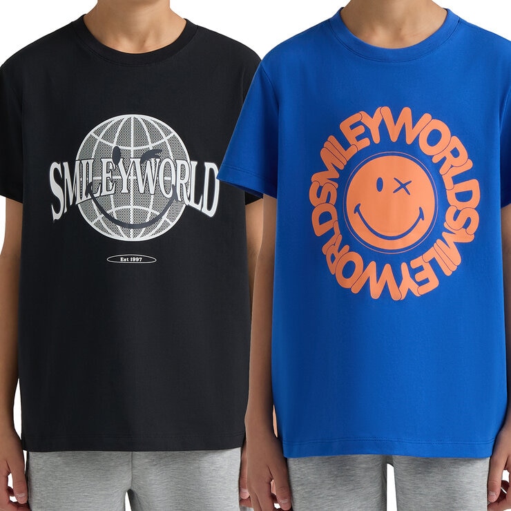 SmileyWord Playera para Niños y Niñas 2 piezas Varias Tallas y Colores — Imagen 3 de 3