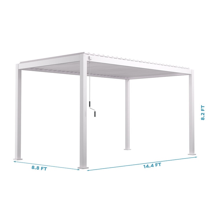 Zhengte, Pérgola de Aluminio de 3m x 4m — Imagen 2 de 4
