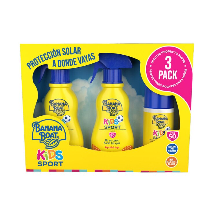 Banana Boat Kids, Protector Solar 3 pzas