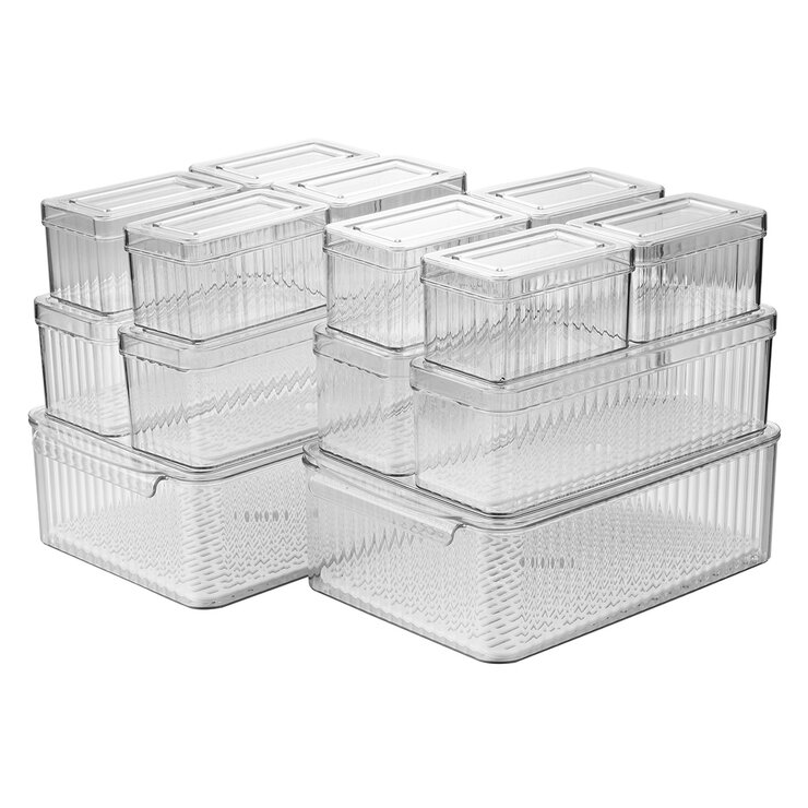 AG Box, Set de 14 Organizadores diferentes Capacidades, para Refrigerador