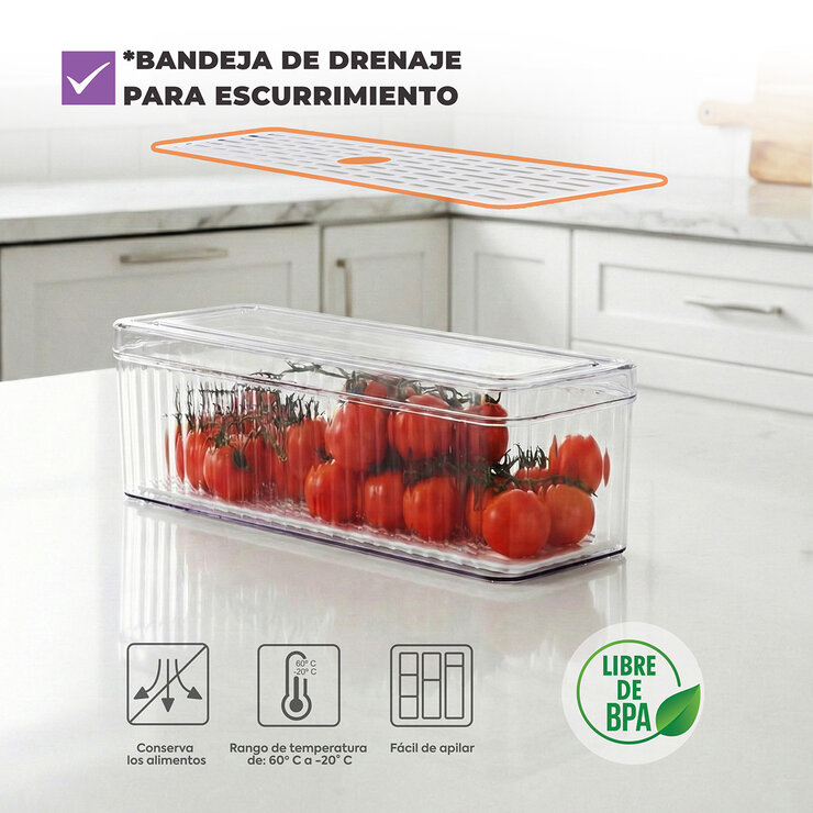 AG Box, Set de 14 Organizadores diferentes Capacidades, para Refrigerador — Imagen 4 de 4