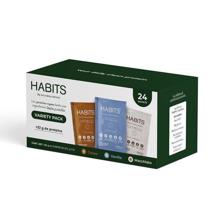 Habits by Not A Fancy Kitchen Proteína Vegetal Variety Pack 24 / 30.5 g — Imagen 3 de 4