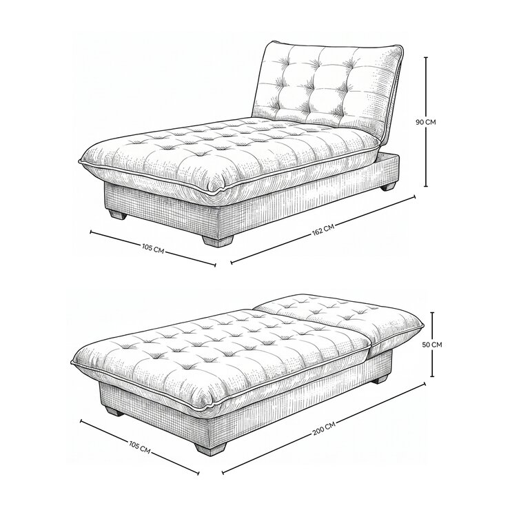 EasyLiving, Lander, Sofá Cama Individual — Imagen 3 de 4