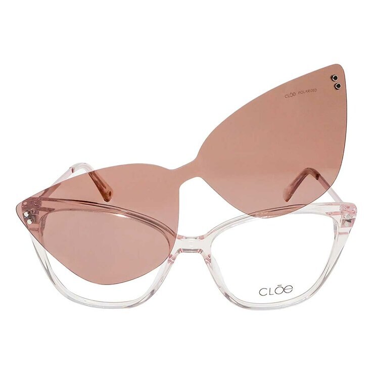Cloe CLE.61396.0PNK.55 Armazón Oftálmico + Clip Solar Polarizado — Imagen 4 de 4