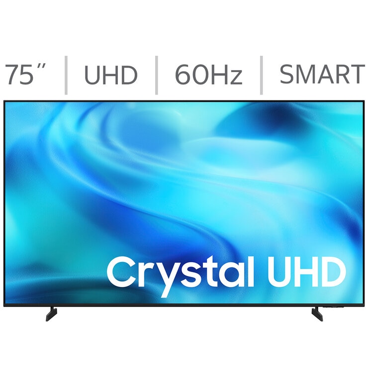 Samsung Pantalla 75" Crystal UHD Smart TV