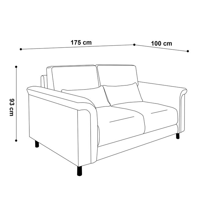 Gabite, Lux, Loveseat — Imagen 3 de 4