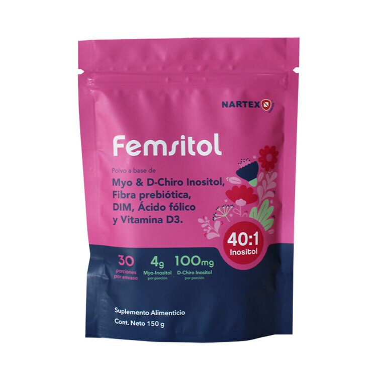Femsitol Duo Pack Myo&D-Chiro Inositol, Ácido Fólico y D3 Polvo 150 g c/u
