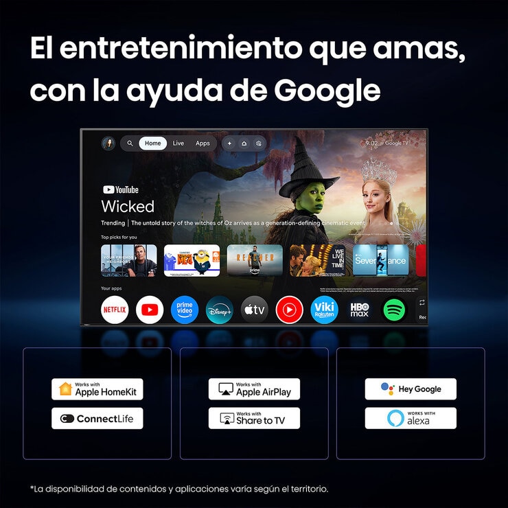 Hisense Pantalla 85" Miniled 4K Google TV — Imagen 2 de 4