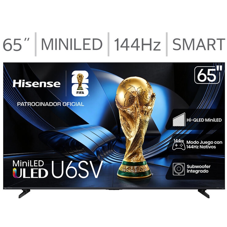 Hisense Pantalla 65" Miniled 4K Smart TV
