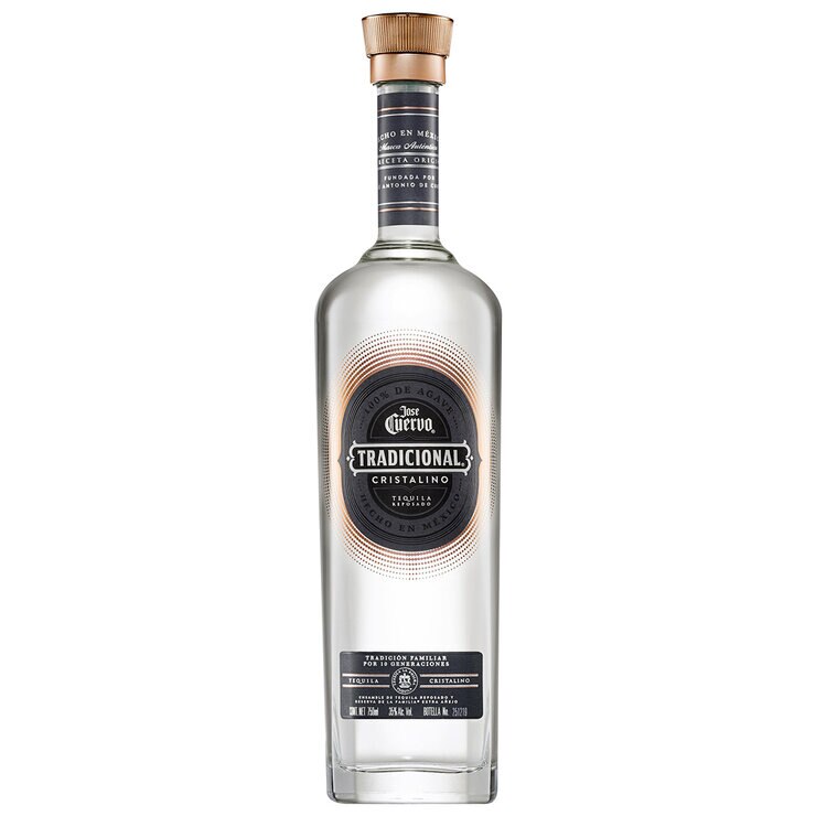 Tequila José Cuervo Tradicional Reposado Cristalino 750 ml — Imagen 2 de 3