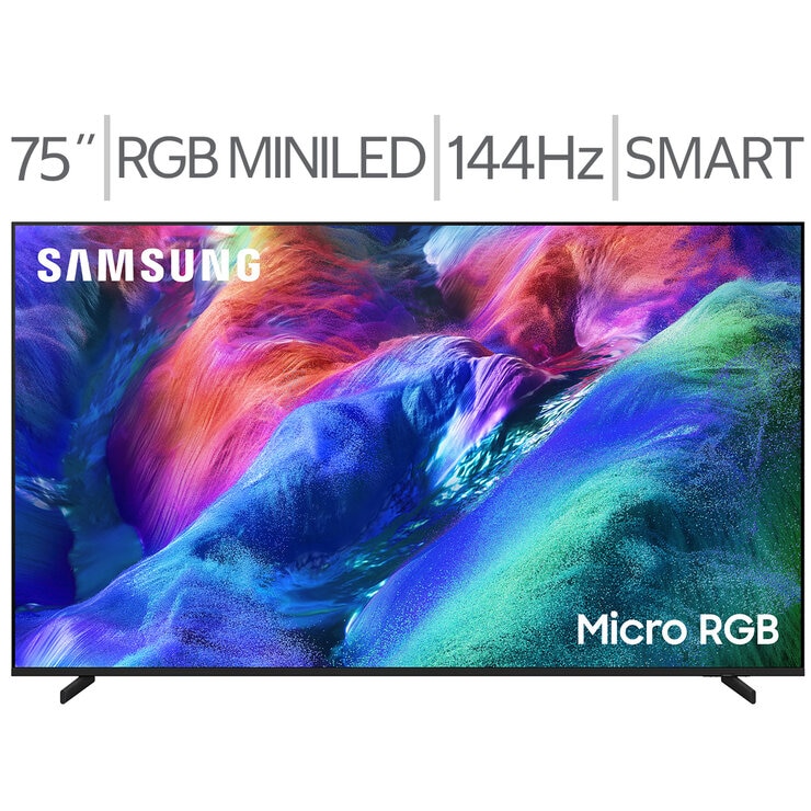 Samsung Pantalla 75" Micro RGB Miniled 4K Smart TV