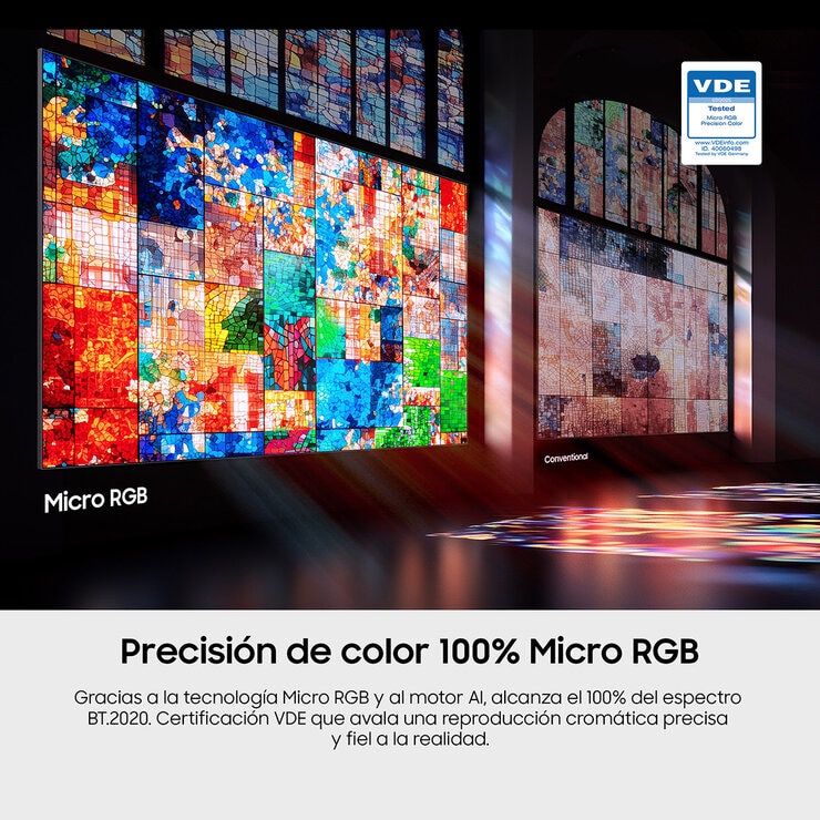 Samsung Pantalla 75" Micro RGB Miniled 4K Smart TV — Imagen 3 de 4