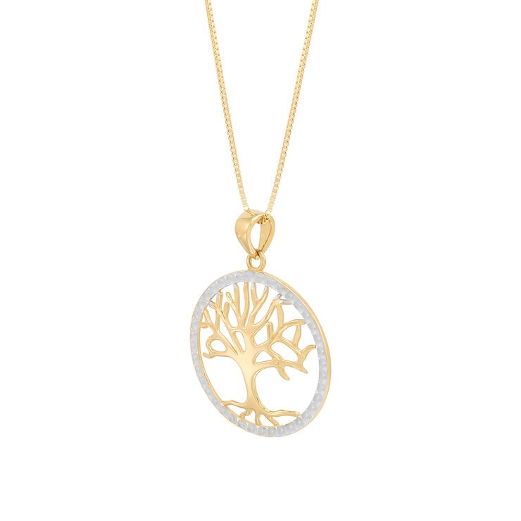 Dije Arbol de la Vida, Oro Amarillo 14K — Imagen 2 de 4