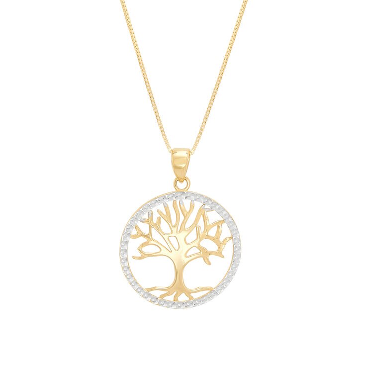 Dije Arbol de la Vida, Oro Amarillo 14K