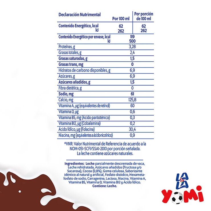 Lala Yomi Chocolate 27/190 ml — Imagen 4 de 4