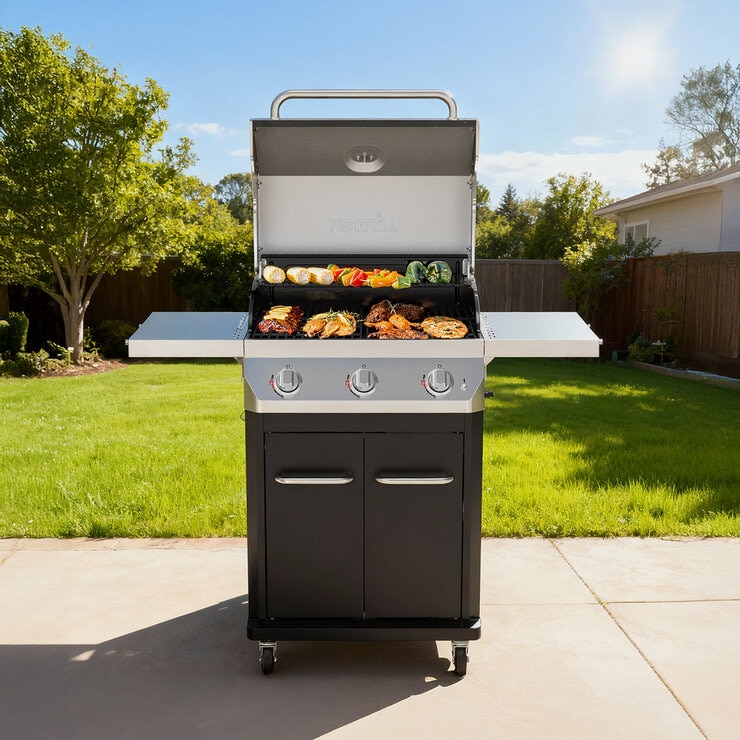 Nexgrill, Asador de gas de 3 quemadores