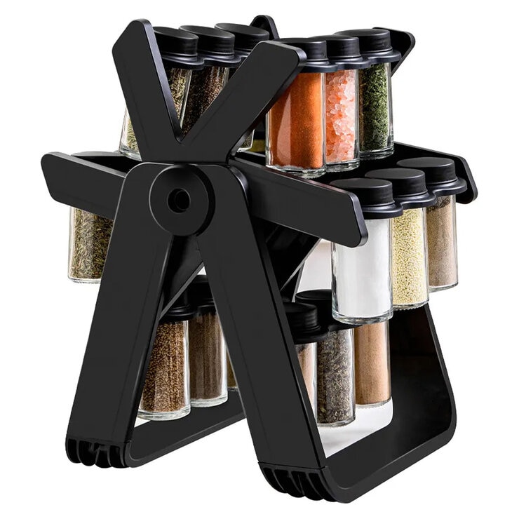 AG Box, Estante Giratorio para Especias, 18 Frascos de 100 ml cada uno — Imagen 1 de 4