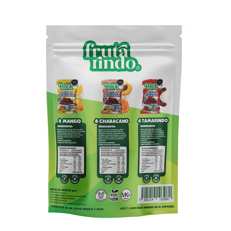 Frutarindo Bites de Fruta Enchilada 16/35 g — Imagen 2 de 2
