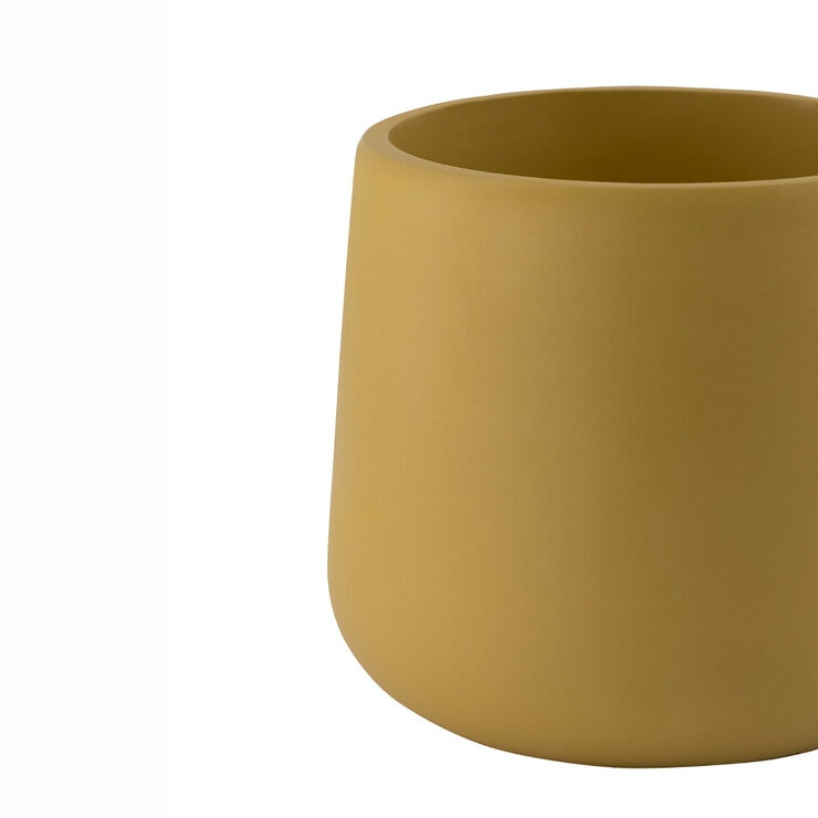 Zuccu Design, Drop Macetas de Concreto Amarillas, 3 Piezas — Imagen 4 de 4