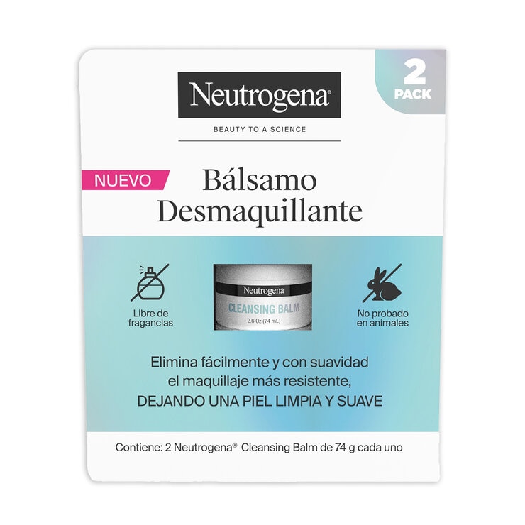 Neutrogena Bálsamo Desmaquillante 2 pzas de 74 g