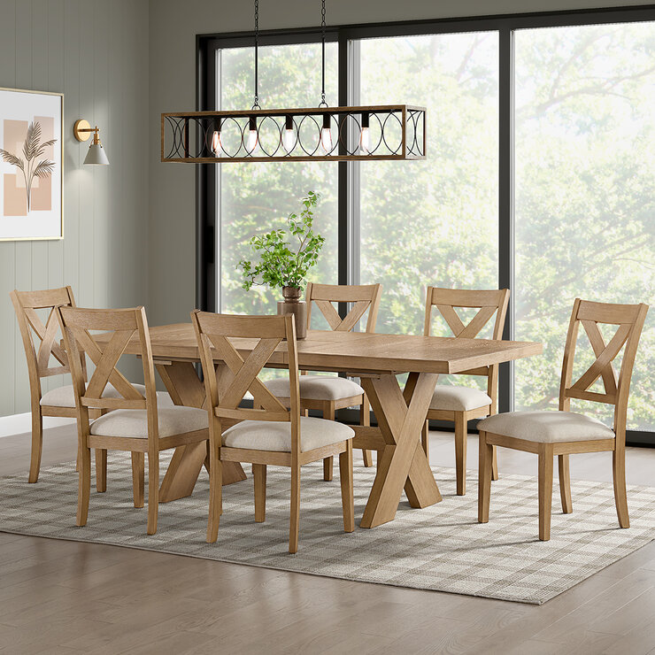 Bayside Furnishings, Augusta, Juego de Comedor de 7 piezas — Imagen 1 de 4